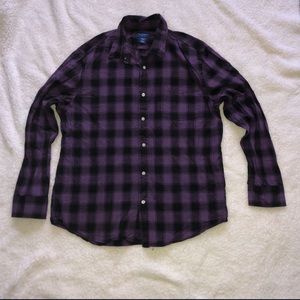 Men’s XL Plaid Button Up
